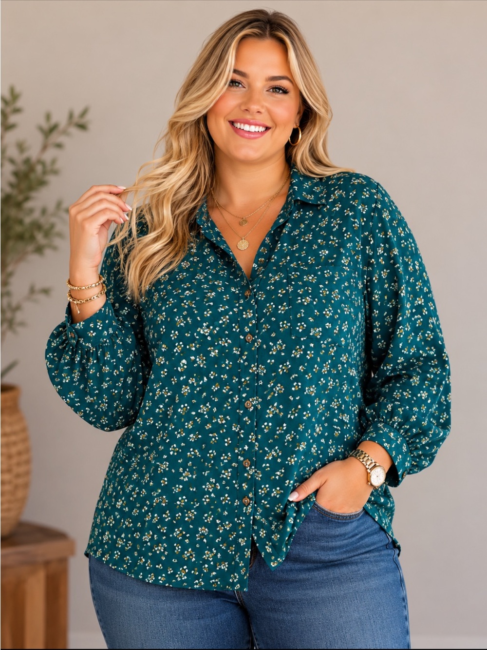 🎉5 for $45🎉 NWT True Craft top blouse shirt size 2X